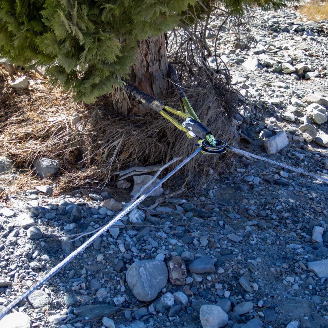 Kinetic-X Recovery Gear Titan Recovery Kit change of direction winching setup